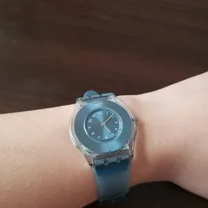 Swatch Jewelry Swatch Skin Denim Blue Poshmark
